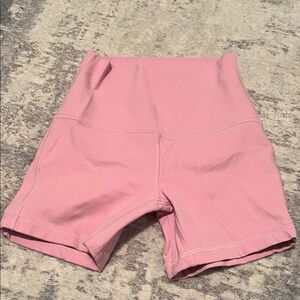 Lululemon Align High-Rise Short 4" size 2 pink